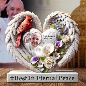Rest In Eternal Piece Plaque - Gift For Heaven 042HUTI210425 - Shaped Plaques - GoDuckee