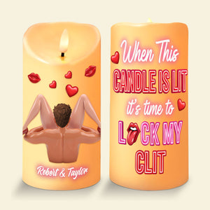 Naughty Couple LED Candle - Personalized Gifts For Couple 03ohti281125 - Led Candle - GoDuckee