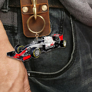 Personalized Gifts For Racing Car Keychain 01nati110225 - Keychains - GoDuckee