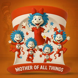 Mother Of All Things Plaque - Personalized Gift For Mom 01TGTI230425 - Shaped Plaques - GoDuckee