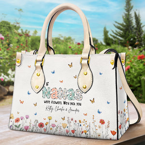 Personalized Gifts For Grandma Leather Bag 05huti010325 - Leather Bag - GoDuckee