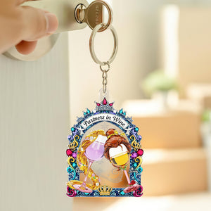 Princess Besties Keychain - Personalized Gifts For Besties 01nati100625 - Keychains - GoDuckee