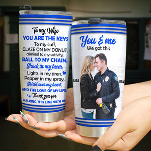 The Love Of My Life, Personalized Tumbler, Gifts For Couple - Tumbler Cup - GoDuckee