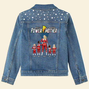 Personalized Gifts For Mother Denim Jacket Power Mother 04HUTI300324HH - Denim Jacket - GoDuckee