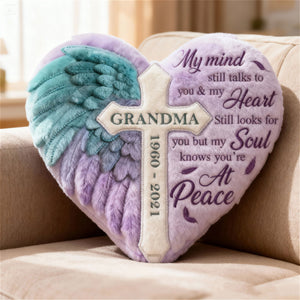 Heaven Angel Wing Shaped Pillow - Personalized Keepsake To Remember Loved One 03QHTI191225 - Pillow - GoDuckee