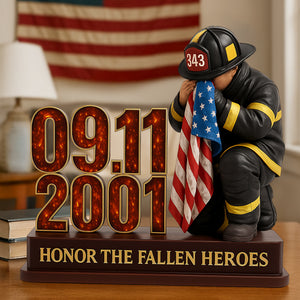 Fallen Firefighter Plaque - Personalized Gifts For Firefighter 02pgti060825 - Shaped Plaques - GoDuckee