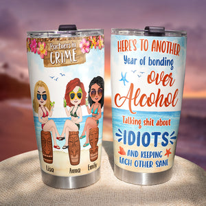 If We Get Caught You're Deaf - Personalized Tumbler - Funny Gift For Friends - Drinking Friends Tumbler - Tumbler Cup - GoDuckee