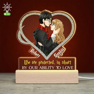 Personalized Gifts For Couple LED Light By Our Ability To Love 02OHTI160224PA - Led Lights - GoDuckee