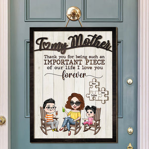 Personalized Gifts For Mother Wood Sign Thank You For Being Such An Important 01KATI190124HH - Wood Signs - GoDuckee