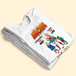 Personalized Gifts For Mom & Dad Shirt First Love 01HUTI220124PA - 2D Shirts - GoDuckee