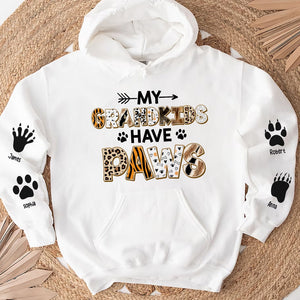 Personalized Gifts For Grandparents Shirt My Grandkids Have Paws - 2D Shirts - GoDuckee