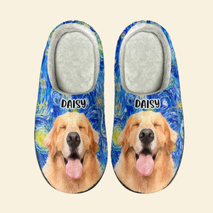 Dog Lover- Custom Photo Home Slippers - Gift For Dog Lover- 04nati231223 - Shoes - GoDuckee
