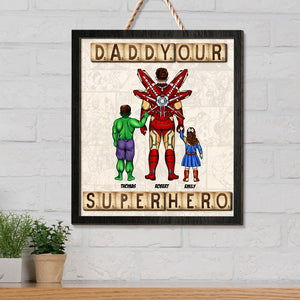 Personalized Gifts For Dad Wood Sign Happy Father's Day 03NATI170224PA - Wood Signs - GoDuckee