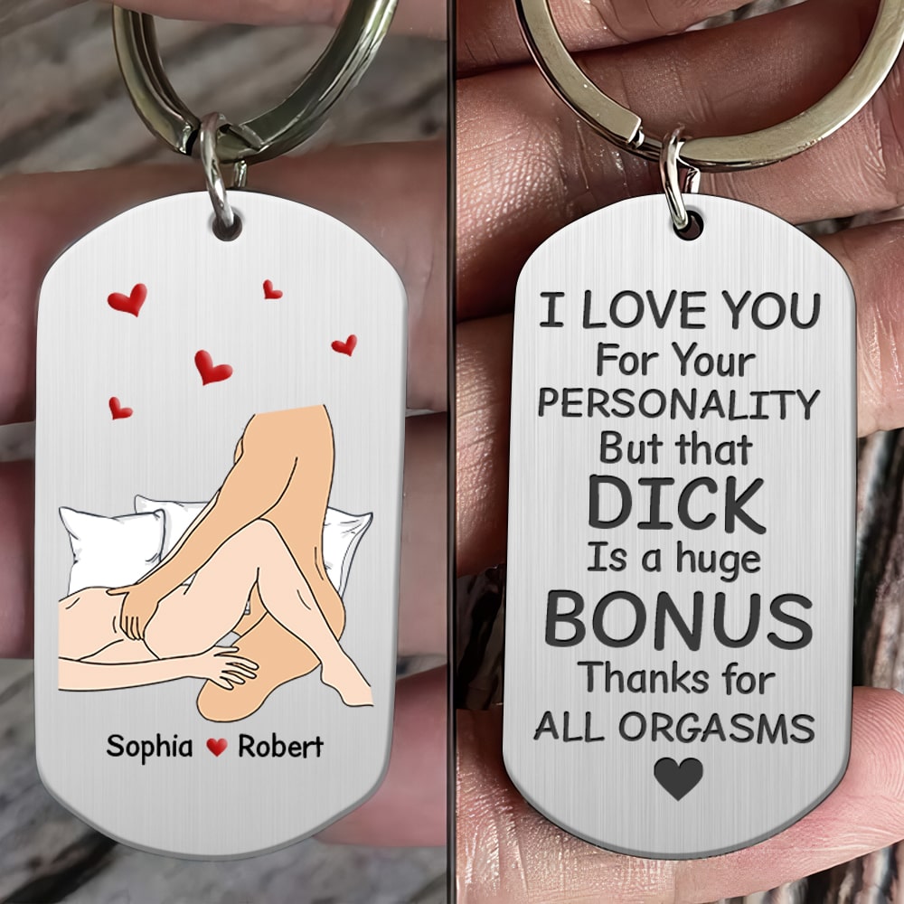 Personalized Gifts For Couples Keychain I Love You For Your Personality - Keychains - GoDuckee