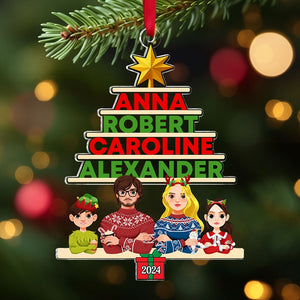 Personalized Christmas Gifts For Family Ornament 01nati300824pa - Ornament - GoDuckee