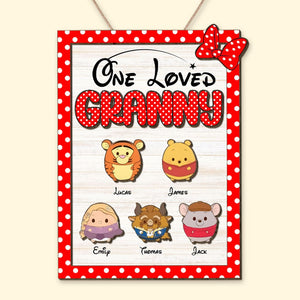 Personalized Gifts For Grandmas Wood Sign One Loved Granny 01OHTI050224 - Wood Signs - GoDuckee