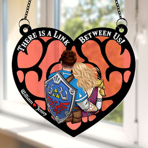 Personalized Gifts For Couple Suncatcher Window Hanging Ornament 03nati80624hh - Ornament - GoDuckee
