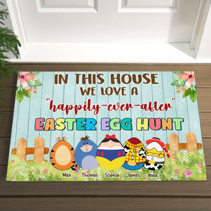 Personalized Gifts For Family Doormat Easter Egg Hunt 01HTTI200224 - Doormats - GoDuckee
