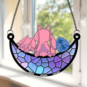 Personalized Gifts For Mom Suncatcher Window Hanging Ornament 04OHTI260424 Mother's Day - Ornaments - GoDuckee