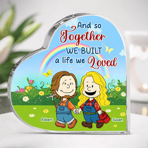 Personalized Gifts For Farmer Couple Heart Plaque 03toti200125hg - Shaped Plaques - GoDuckee