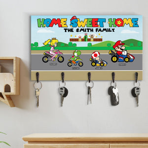 Personalized Gifts For Family Wood Key Hanger 01nati050624 - Wood Sign - GoDuckee