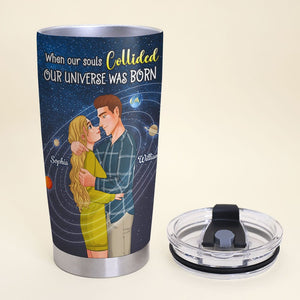 Personalized Gift For Couple Tumbler Til The End 05QHTI060124DA - Tumbler Cup - GoDuckee