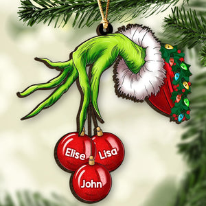 Family-Personalized Wood Ornament - PW17-ORNM-WOOD-01acdt080923 - Ornament - GoDuckee