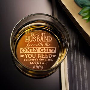 Personalized Gifts For Couple Whiskey Glass 03kati030624 - Drinkware - GoDuckee