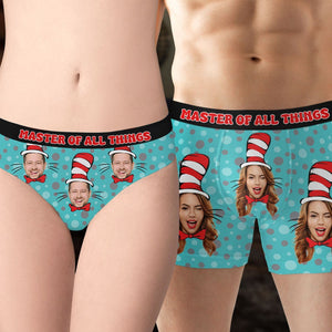 Personalized Gifts For Couples Boxers & Briefs Master of All Things 01KATI130124 - Boxers & Briefs - GoDuckee