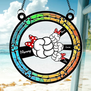 Personalized Gifts For Mom Suncatcher Ornament Mommy Mouse 05ohti190225 - Ornament - GoDuckee