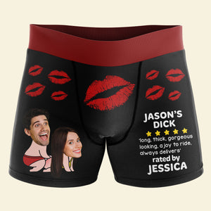 Custom Photo Gifts For Men Boxers Gorgeous Looking - Boxers & Briefs - GoDuckee