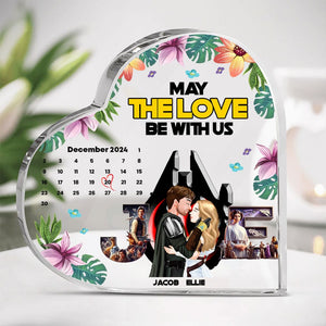 Personalized Gifts For Couple Plaque Galaxy Couple 03xqti031224pa - Shaped Plaques - GoDuckee