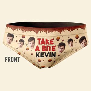 Custom Photo Gifts Womens Briefs Take A Bite - Boxers & Briefs - GoDuckee