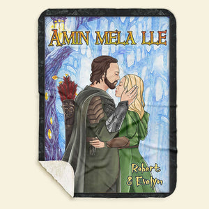 Personalized Gifts For Couples Blanket Amin Mela Lle 02HUTI120124 - Blanket - GoDuckee