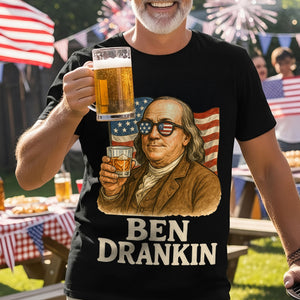 Funny American Drink Shirt - Personalized Gifts For 4th Of July 05huti100625 - Shirts - GoDuckee