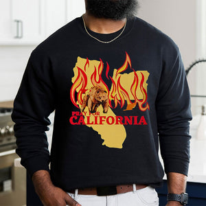Pray for California Los Angeles Fire Strong Shirt Northern California Wildfire Shirt - Shirts - GoDuckee