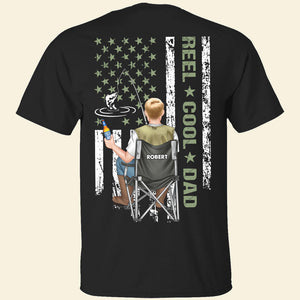 Reel Cool Dad Personalized Fishing Dad, Gift For Dad - Shirts - GoDuckee
