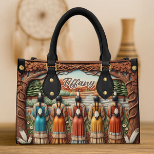 Native American Leather Bag - Personalized Gifts For Her 03nati200625 - Leather Bag - GoDuckee