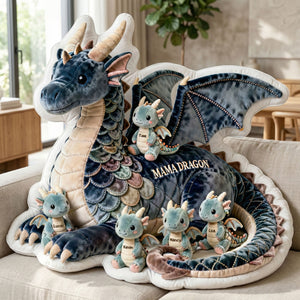 Dragon Mom Pillow - Personalized Gifts For Mother's Day Pillow 04NATI110226 - Pillow - GoDuckee