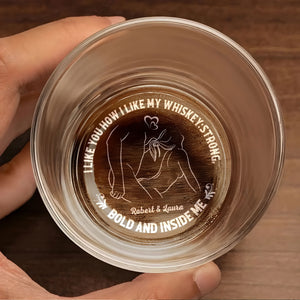 Personalized Gifts For Make Love Couple Whiskey Glass 04NATI220724 - Whiskey Glass - GoDuckee