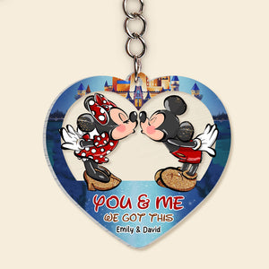 You And Me We Got This, Personalized Keychain, Gift For Couple 02NATI260623 - Keychains - GoDuckee