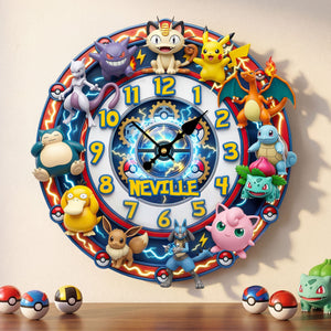 Adventure Hanging Wall Clock - Personalized Unique Gifts 05HUTI120326-Homacus