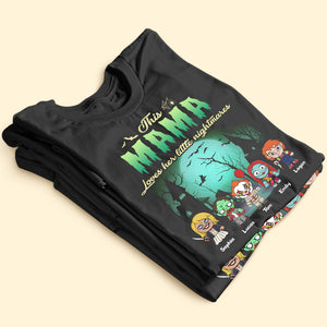 This Mama Loves Her Little Nightmare, Gift For Mom, Personalized Shirt, Spooky Kids Shirt 01NATI170723HA - Shirts - GoDuckee