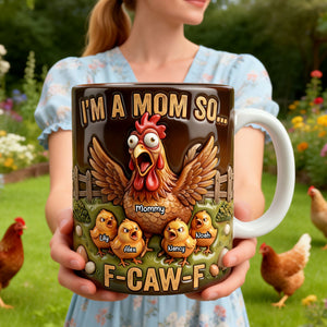 Funny Chicken Mom Coffee Mug - Personalized Gifts For Mother 03nati110426 - Coffee Mug - GoDuckee