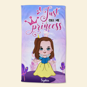 Just Call Me Prince/ Princess, Gift For Kids, Personalized Beach Towel, Magic Kids Beach Towel 03PGTI220823HA - Beach Towel - GoDuckee