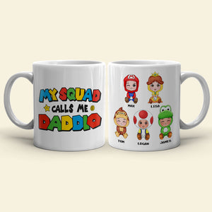 Dad Little Squad 04huti300523hh Personalized Coffee Mug - Coffee Mug - GoDuckee