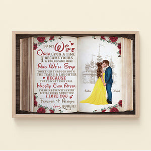 I Love You Forever & Always, Couple Gift, Personalized Poster, Couple Book Story Canvas Print 03HTTI181223PA - Poster & Canvas - GoDuckee