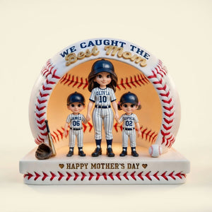 Baseball Mom Acrylic Plaque - Custom Photo Gifts For Mother's Day Plaque 01TYTI160426 - Shaped Plaques - GoDuckee