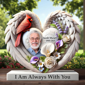 Memorial Heaven Plaque - Custom Photo Gifts 012huti170425 - Shaped Plaques - GoDuckee