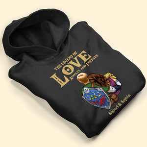 Love Always And Forever - Personalized Couple Shirt - Gift For Couple 04NATI040723HH - Shirts - GoDuckee